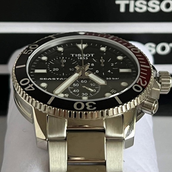 T120.417.11.051.01- Tissot Men’s Seastar 1000 Quartz Chronograph Watch - Picture 5 of 13